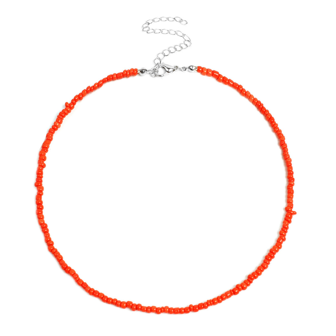 Colorful Beaded Choker Necklace Bowlift