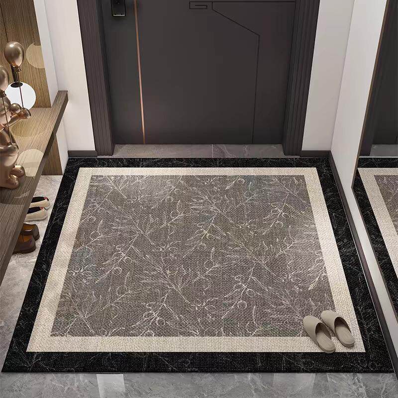 Elegant Floral Entryway Mat