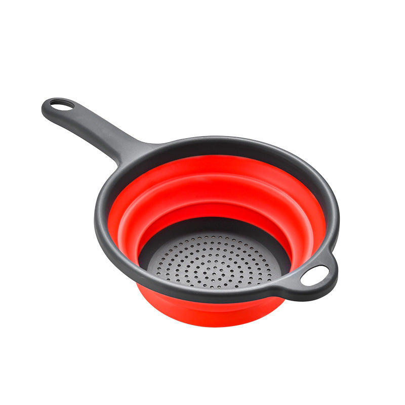 Collapsible Silicone Strainer with Ergonomic Handle Bowlift