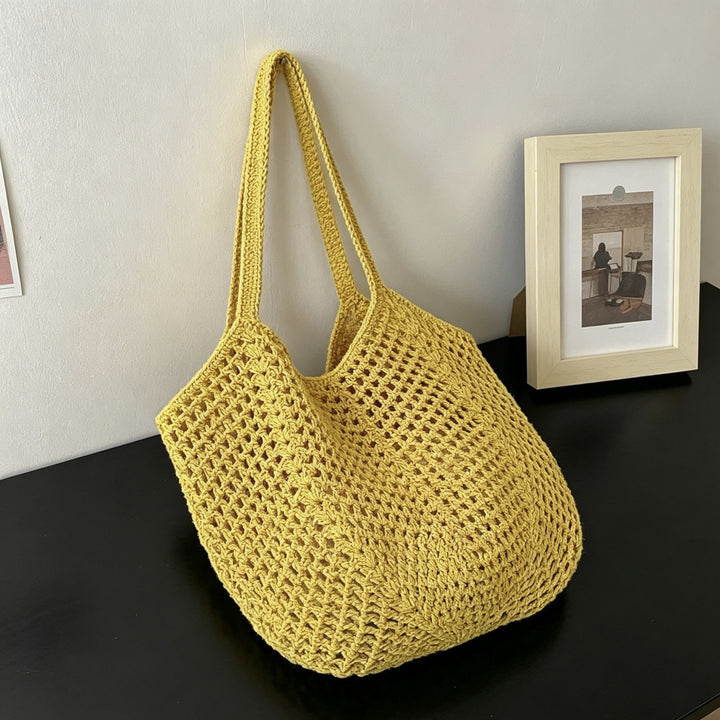 Crocheted tote bag with casual shape Bowlift