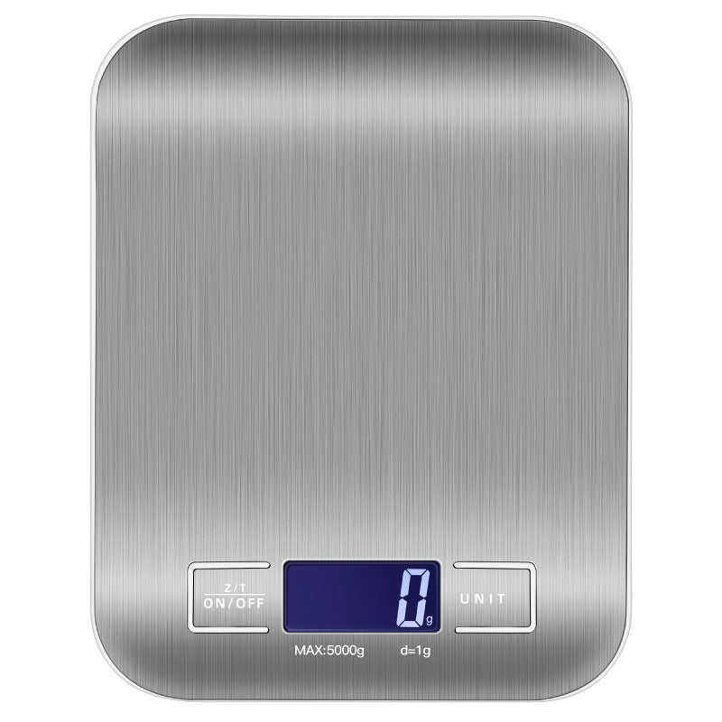 Precision Stainless Steel Digital Kitchen Scale with Tare and Backlit LCD Bowlift