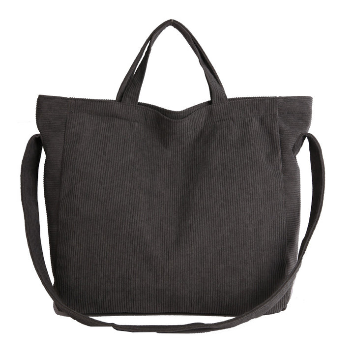 WoSoft Corduroy Tote Bag Bowlift