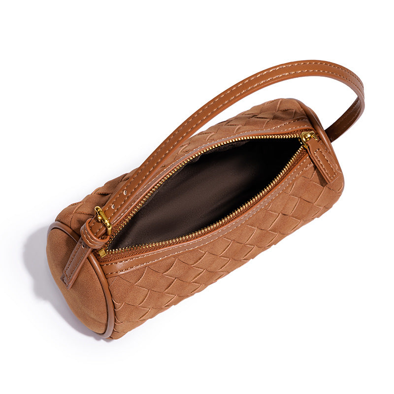 Braided Suede Handbag Bowlift