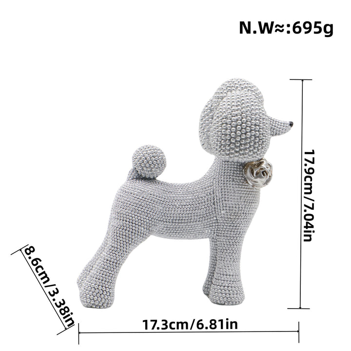 Decorative Dog Sculpture Bowlift