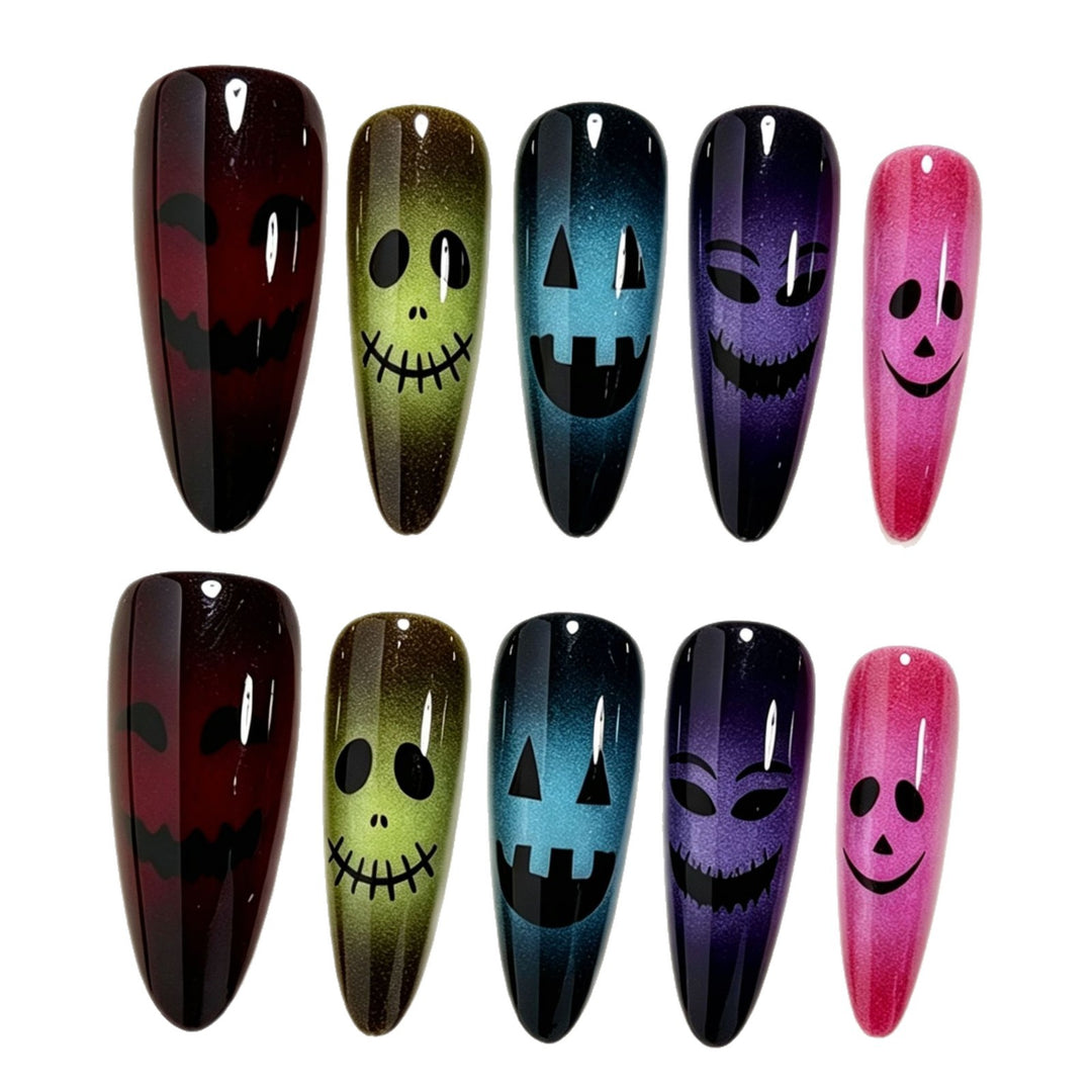 Halloween-Themed Glitter Nail Art Tips Bowlift