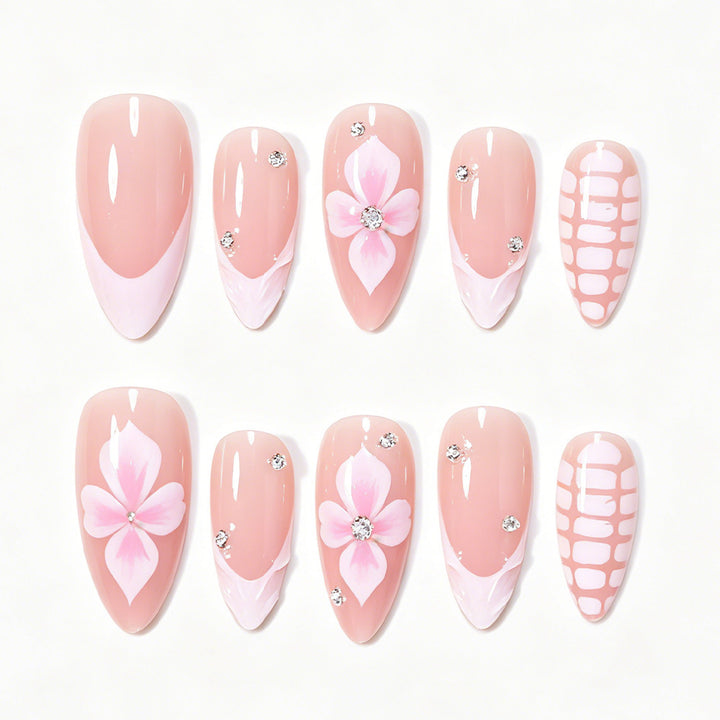 Elegant Decorative Acrylic Nail Art Tips Bowlift