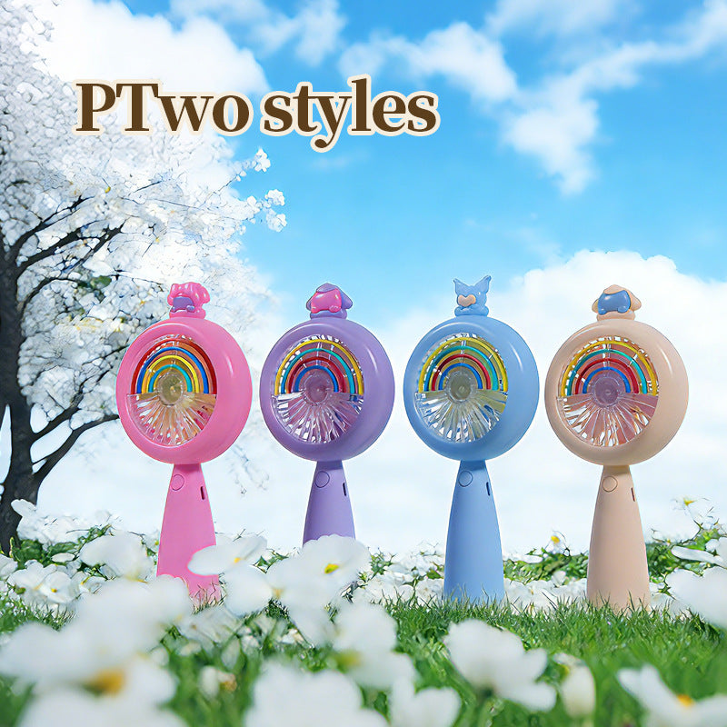 Unisex Portable Mini Fan with Creative Animal Designs Bowlift