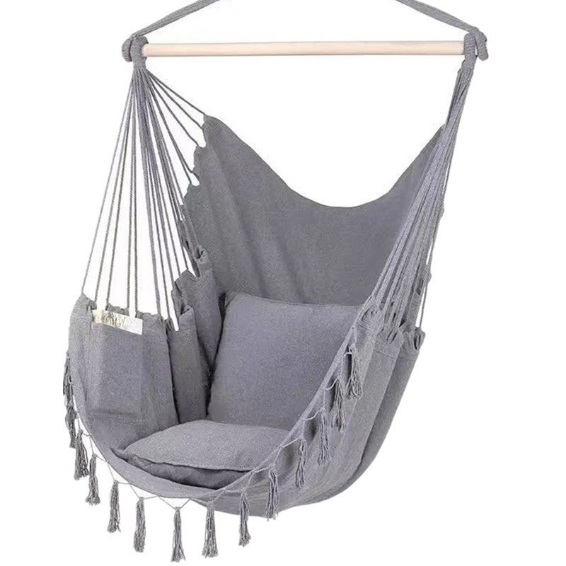 Hanging chair with pocket and cushion Bowlift