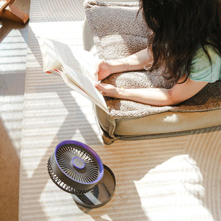 Adjustable Height Portable Desk Fan Bowlift