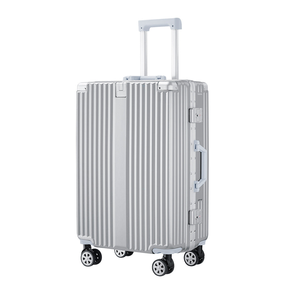 Impact-Resistant Hard Shell Travel Suitcase