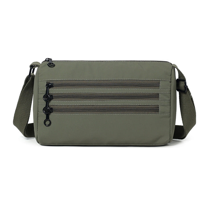 Functional Multi-Zipper Crossbody Bag Bowlift