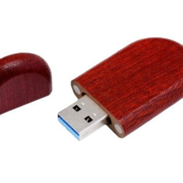 Eco-Conscious Bamboo USB Storage Drive Bowlift