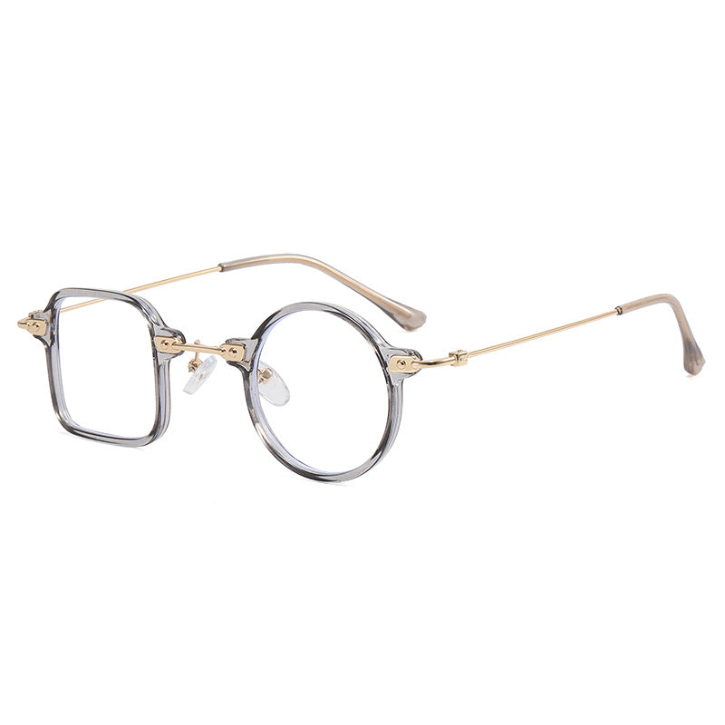 Ladies elegant round hybrid glasses with square design Bowlift