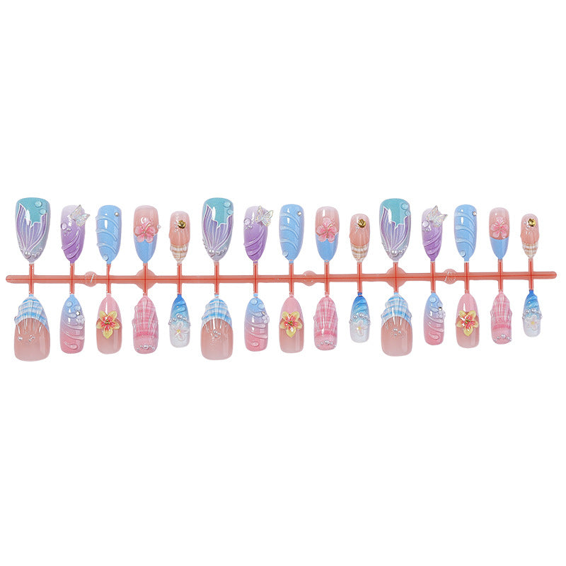 Artistic Decorative Press-On Nails Bowlift