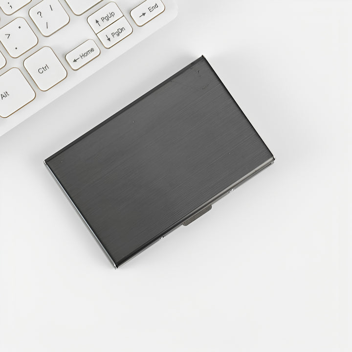 Premium Slim Aluminum Business Card Holder