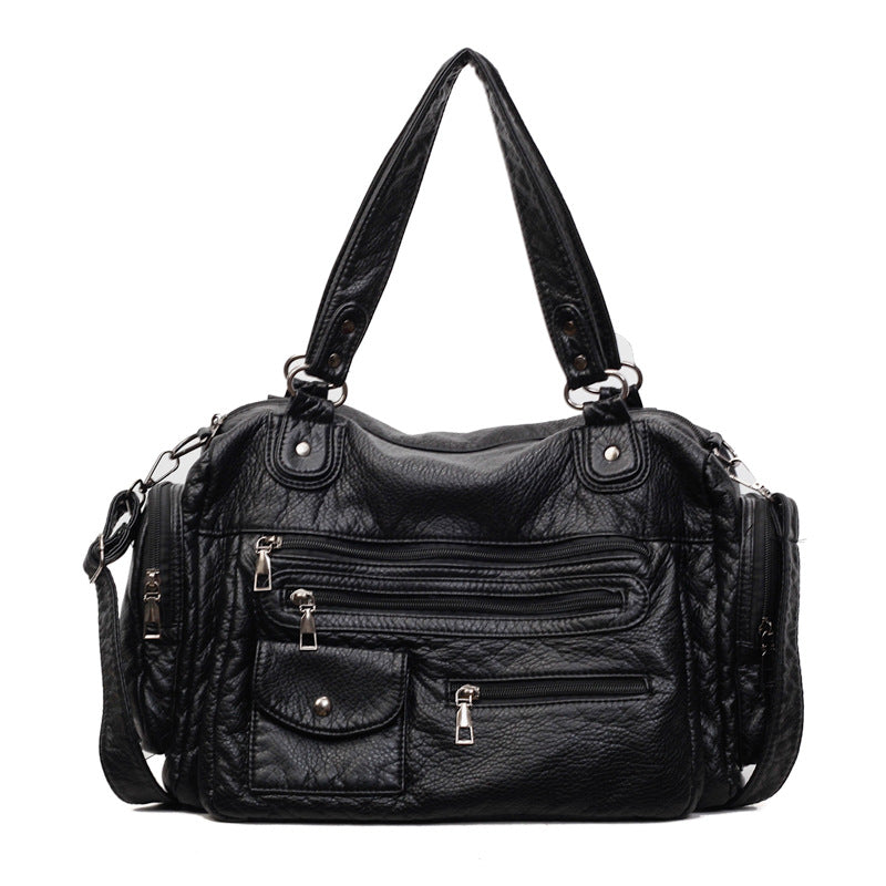 Multi-Zippered Handbag