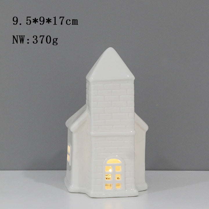 Ceramic House-Shaped Aroma Diffuser Bowlift