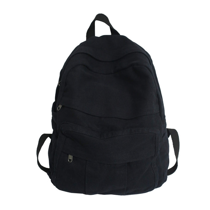 Multi-Functional Canvas School Backpack Bowlift