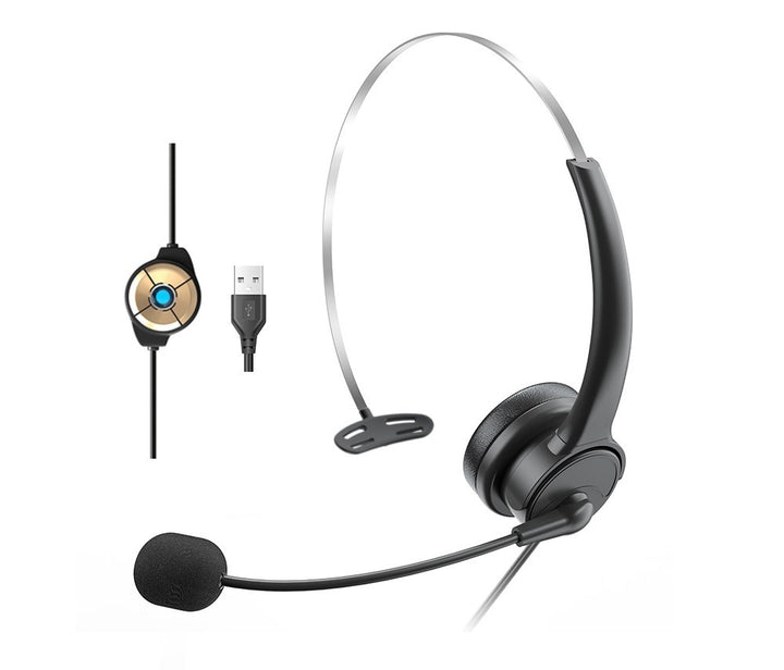 USB Wired Communication Headset Bowlift