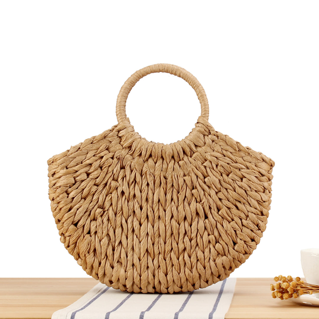 Hand-knotted basket bag with unique design Bowlift