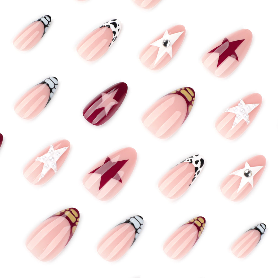 Artful Nail Art with Modern Designs and 3D Accents Bowlift