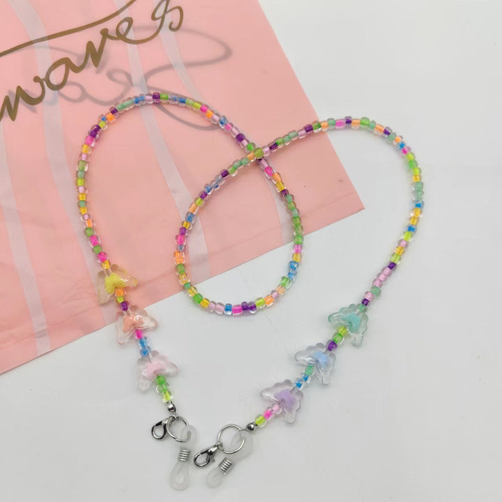 Colorful glasses holder chain with cute animal motifs Bowlift