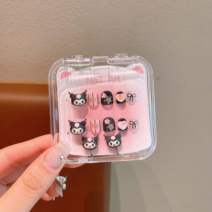 Creative art nails with playful animal design Bowlift