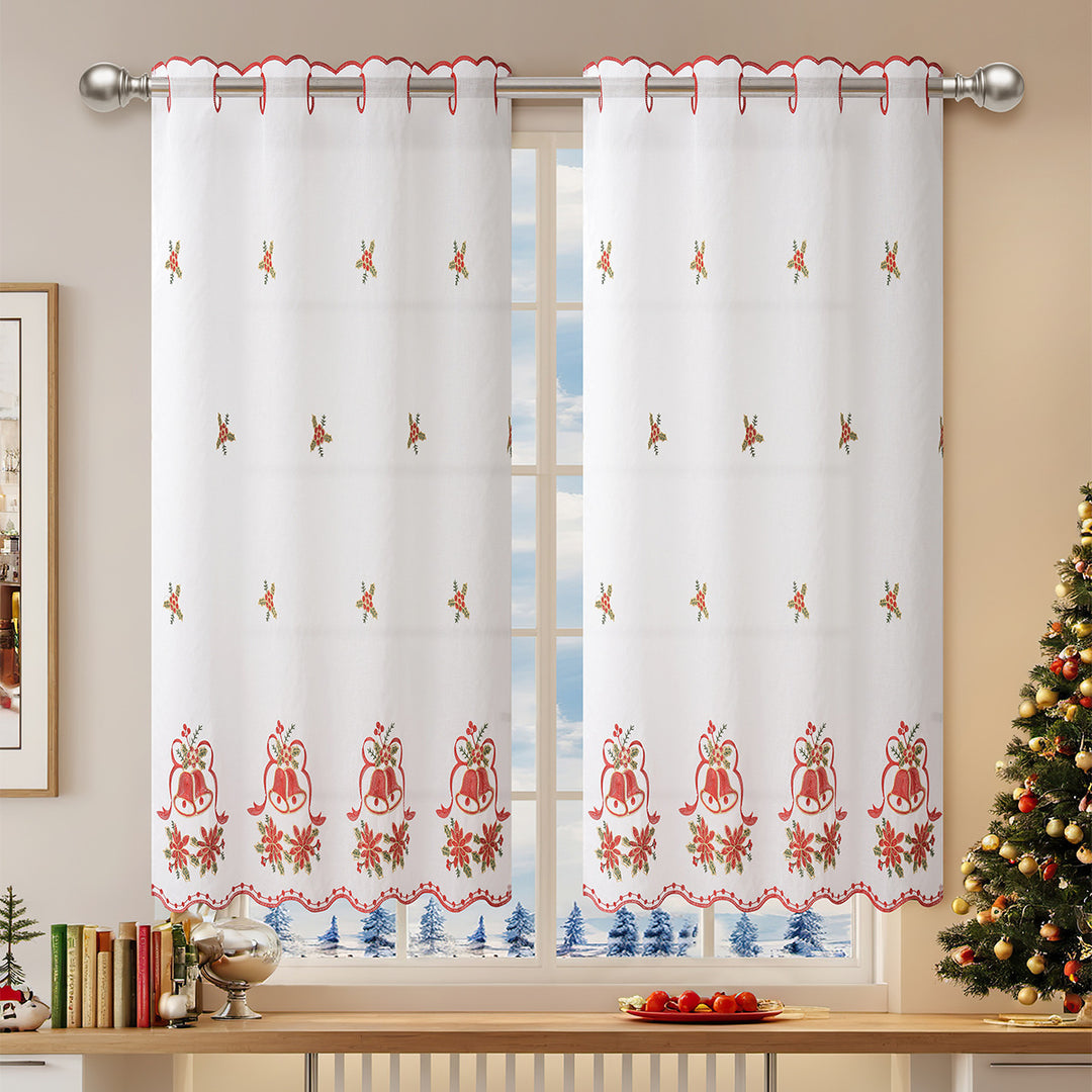 Festive Decorative Window Curtains