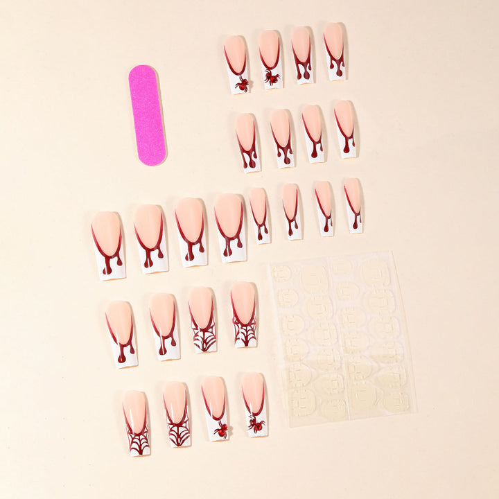3D Spider and Web Nail Art Extensions Bowlift