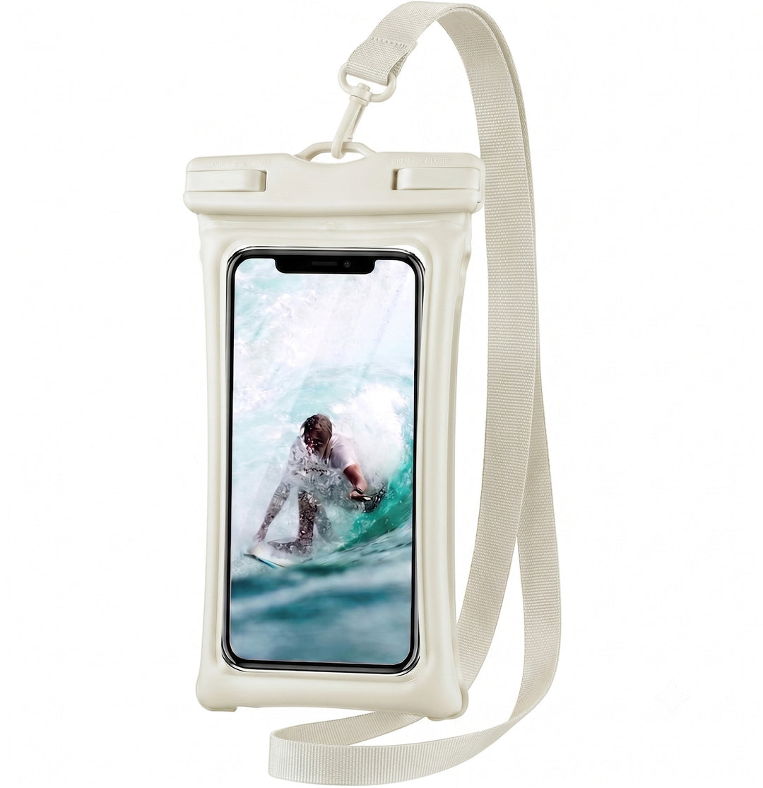 Waterproof smartphone holder with carrying strap Bowlift