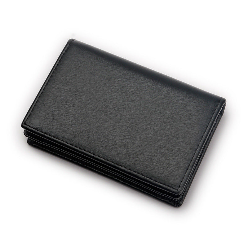Elegant Leather Card Case Bowlift