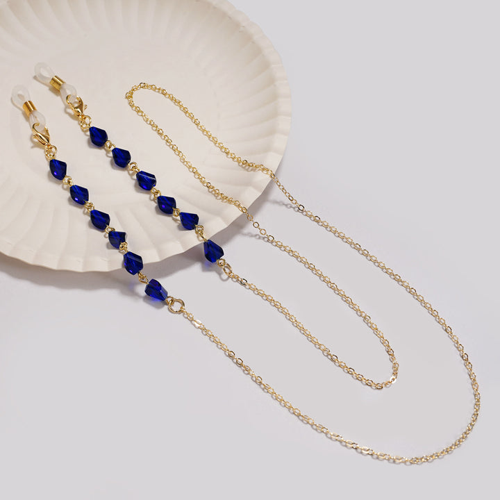 Elegant Beaded Eyewear Chain Bowlift