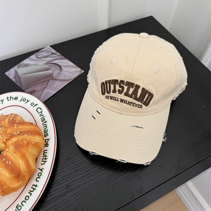 Men's Distressed Graphic Baseball Cap Bowlift 1783922124