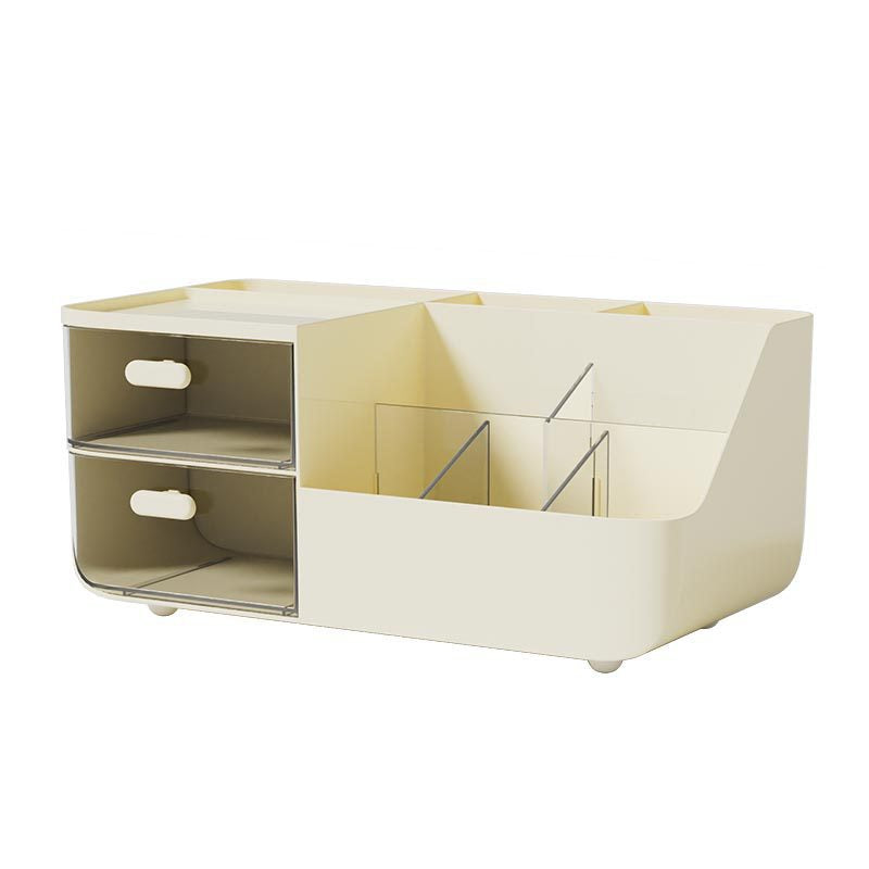 Multi-Functional Desk Organizer with Drawers and Compartments Bowlift