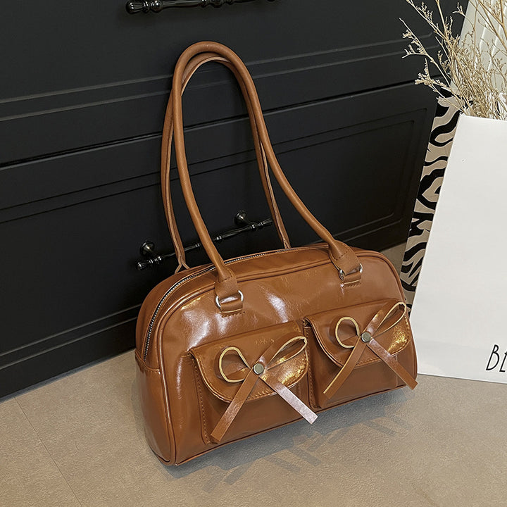 Stylish Multifunctional Handbag with Bow Detail Bowlift