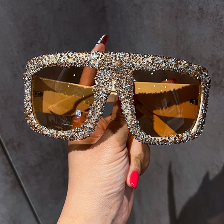 Ladies extravagant crystal sunglasses Bowlift
