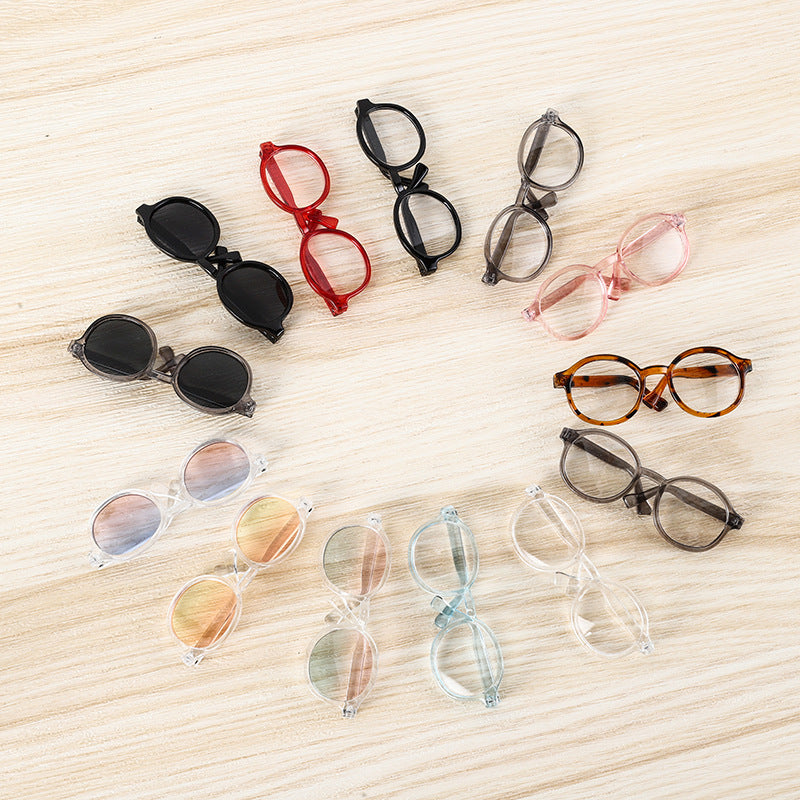 Vintage-Inspired Oval Frame Glasses Bowlift