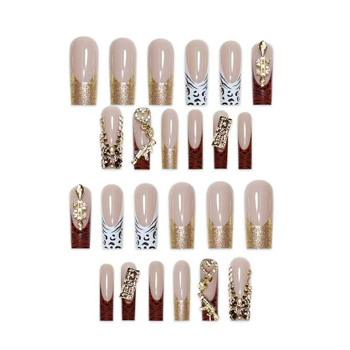 Luxury 3D Art Nail Extensions Bowlift