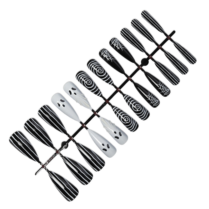 Creative nail art set with spooky designs Bowlift