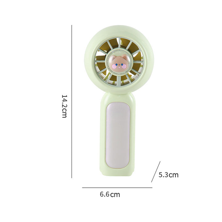 Women Portable Hand Fan with USB Charging Function Bowlift