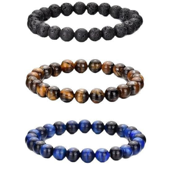 Natural Stone Beaded Bracelet Set Bowlift