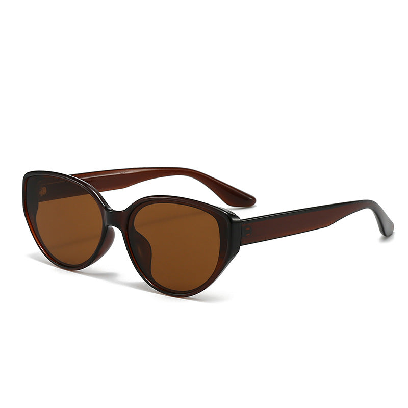 Women Cat-Eye Glasses with Transparent Frame Bowlift