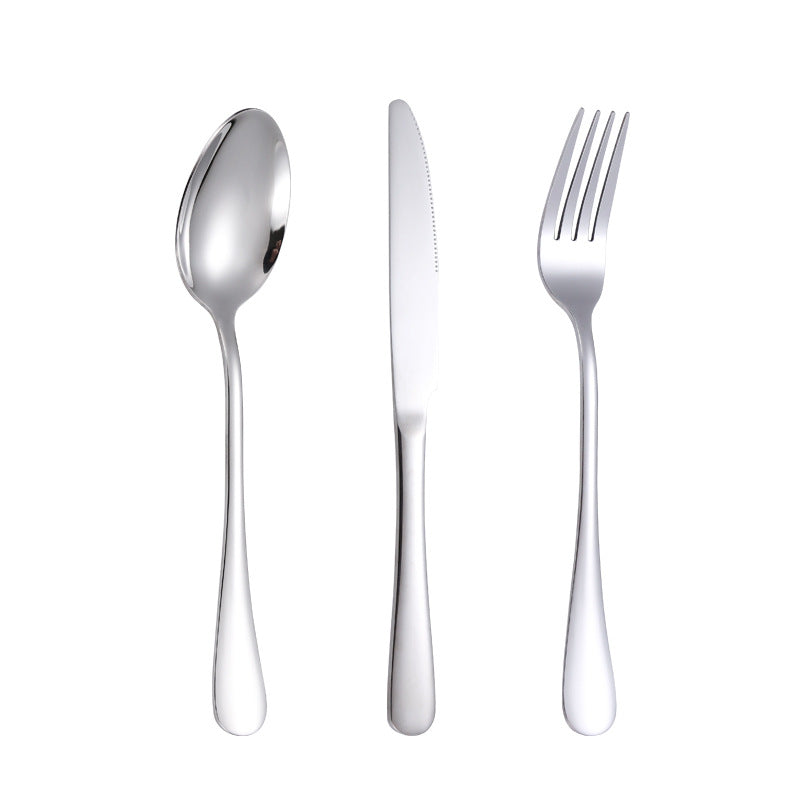 Elegant stainless steel cutlery set with ergonomic handle Bowlift