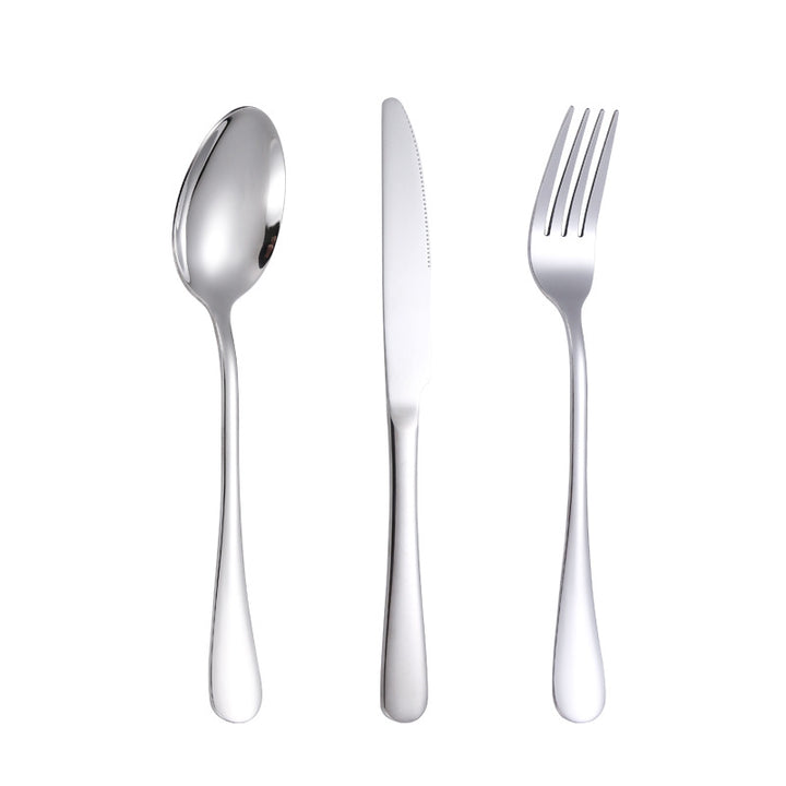 Elegant stainless steel cutlery set with ergonomic handle Bowlift