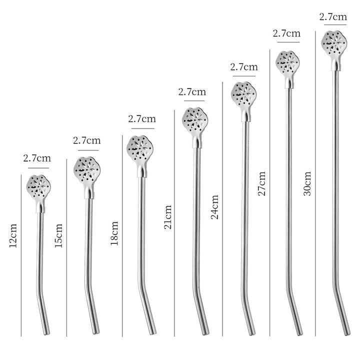 Stylish teaspoons with practical drainage holes Bowlift