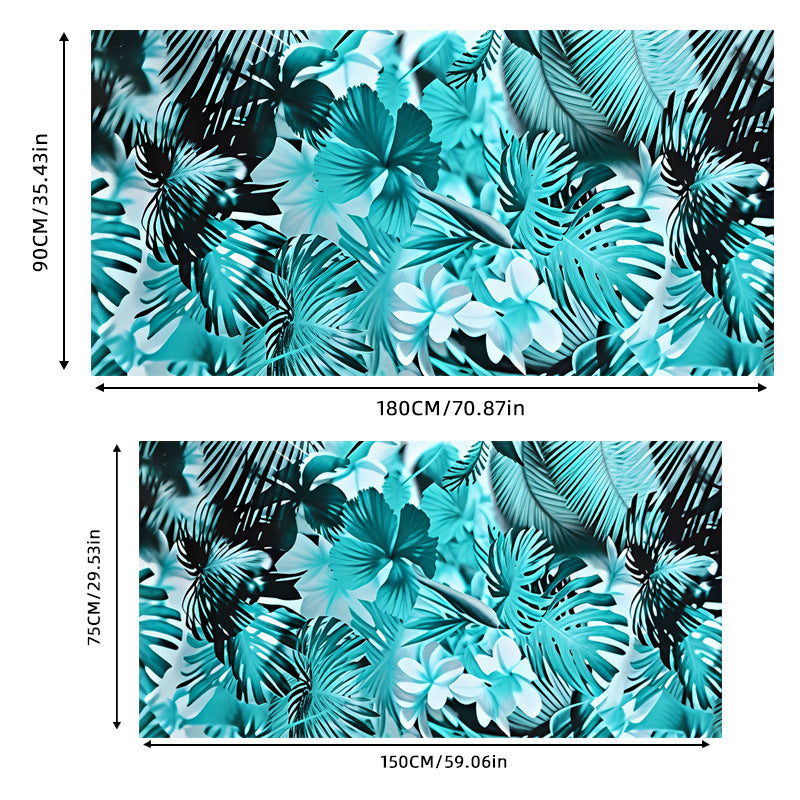 Beach towel with floral watercolor design Bowlift