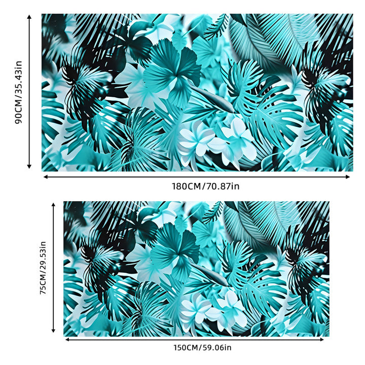 Beach towel with floral watercolor design Bowlift