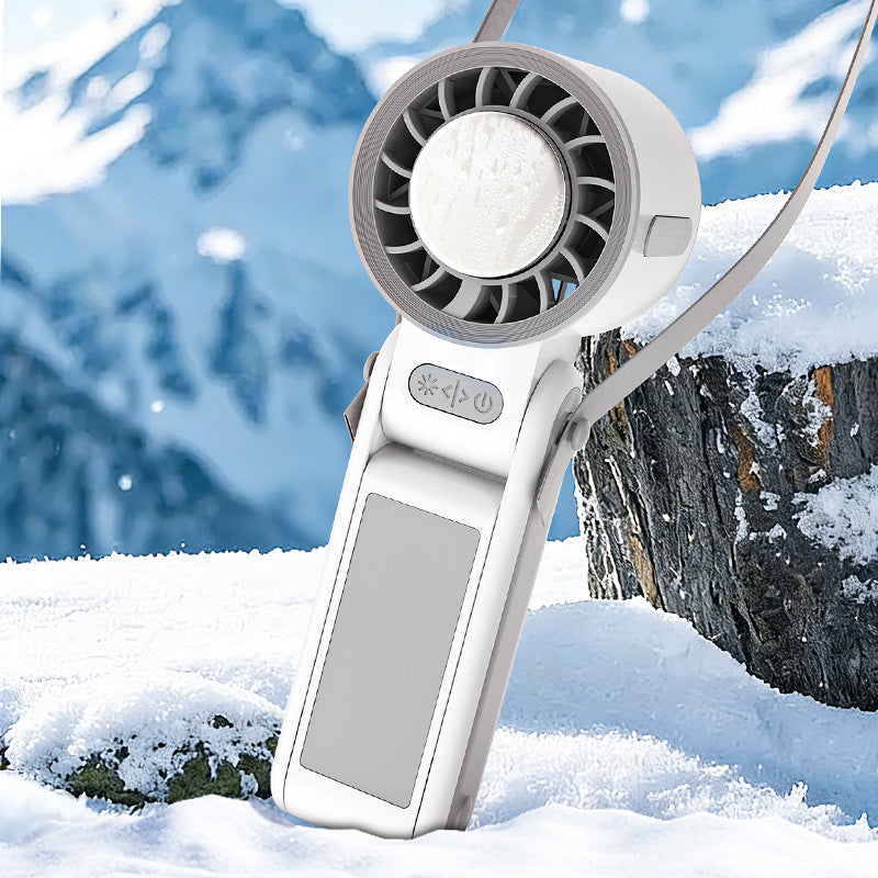 Unisex Portable Hand Fan with USB Charging Function and Flexible Design Bowlift