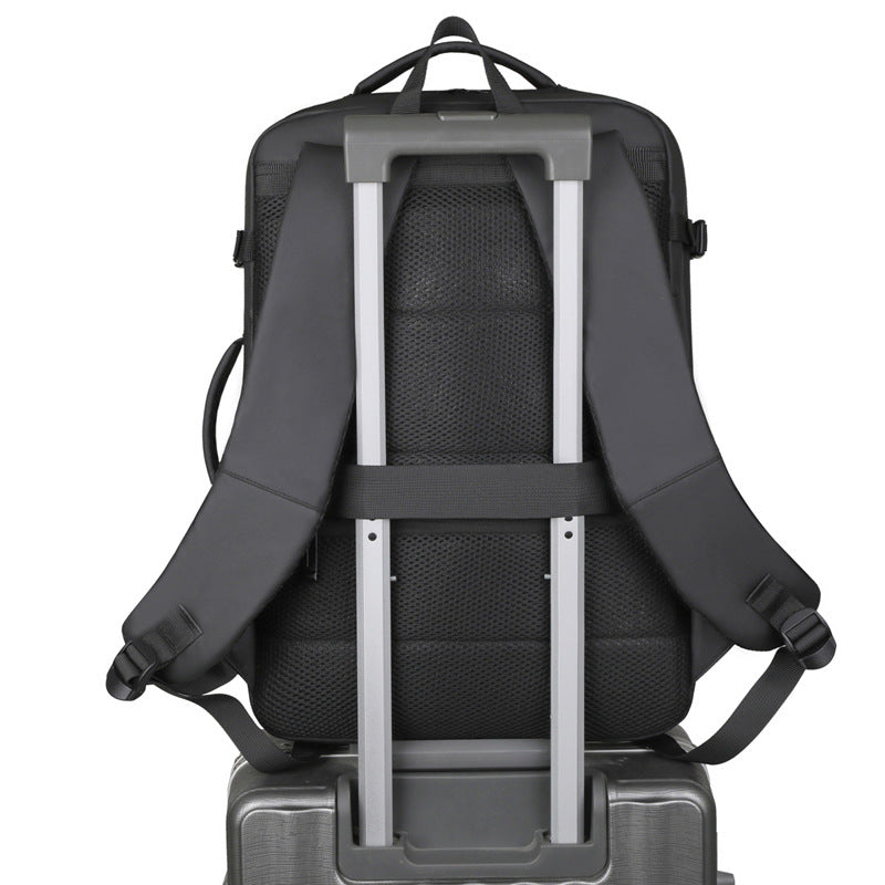 Backpack with multifunctional compartments Bowlift