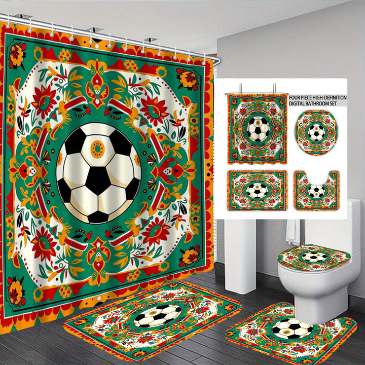 Basketball-Themed Bathroom Decor Set Bowlift